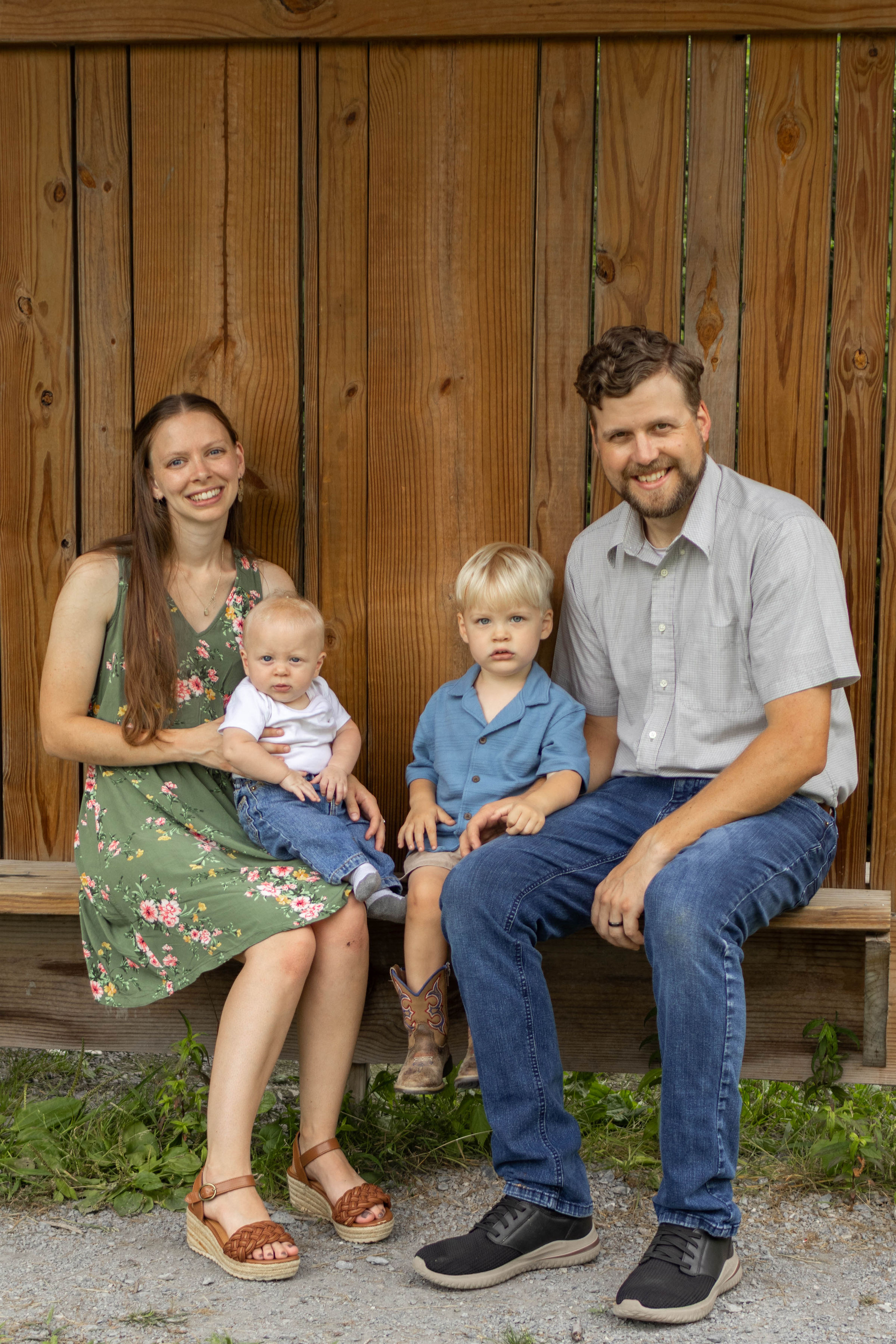 Andrew Beiler with his family